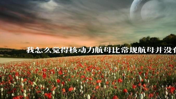 我怎么觉得核动力航母比常规航母并没有多大优势？